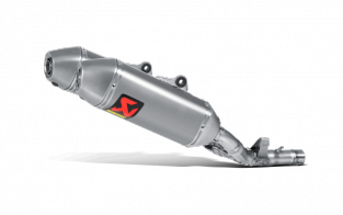 Akrapovic Slip-on Line Titanium Einddemper zonder E-keur Honda CRF 250 R / RX 2016 - 2017